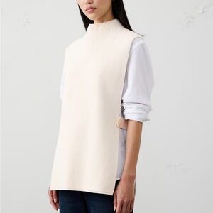 Women's Cream Sweater Vest